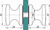 A-SK-01 кноб 32х24 SNP?>